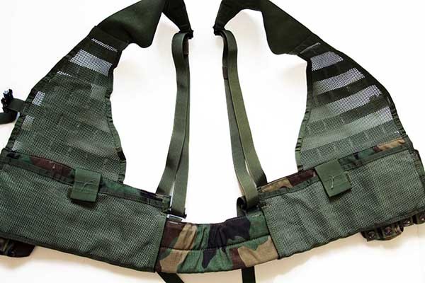 00s 米軍 U.S.ARMY ウッドランドカモ MOLLE 2 FLC ベスト マガジン ...