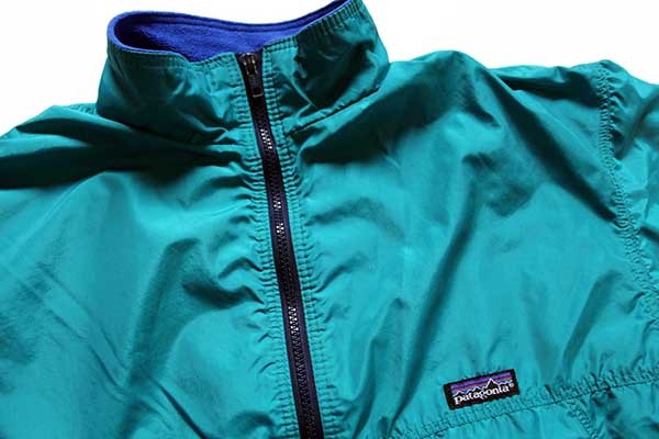 80~90s Patagonia パタゴニア シェルドシンチラエメラルドグリーン