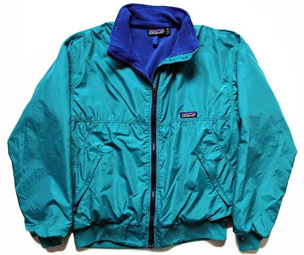 90s USA製 patagoniaパタゴニア フリースライナー ナイロンジャケット ...