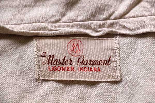 50s Master Garment パッチワーク HBT ヘリンボーンツイル ワーク ...