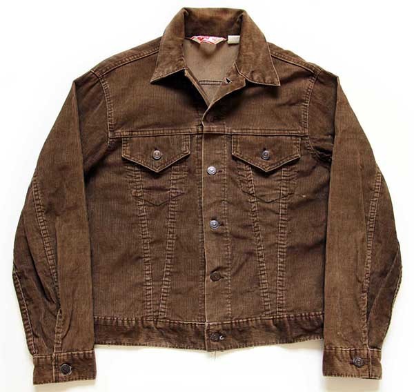 70s USA製 Levi'sリーバイス コーデュロイジャケット 焦げ茶 38 