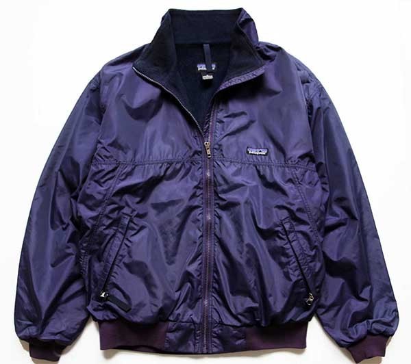 90s patagoniaパタゴニア フリースライナー ナイロンジャケット 紫 M★シェルドシンチラ - Sixpacjoe Web Shop