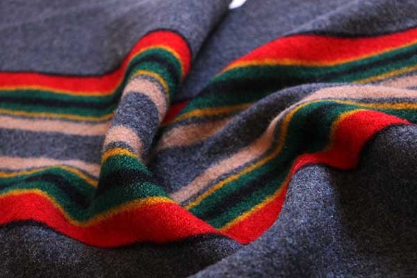 PENDLETON ウール毛布 グレー ストライプ（ストライプ