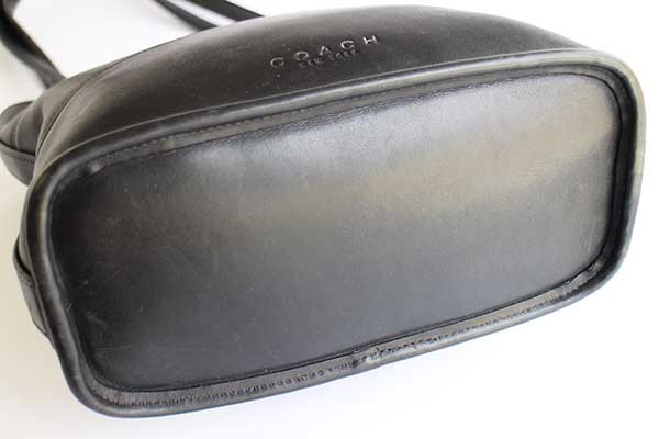 USA製 COACH オールド コーチ レザー トートバッグ 黒☆9098