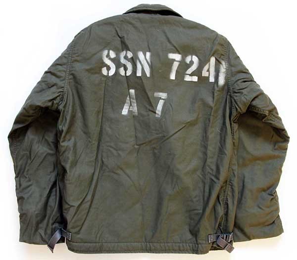 80s US.NAVY アメリカ軍 A-2 デッキジャケット