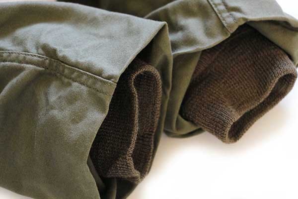 80s 米軍 U.S.NAVY A-2 ステンシル デッキジャケット オリーブ L