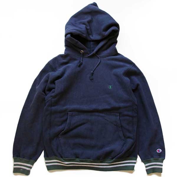 Champion リバースウィーブ　パーカー　90s 紺色　M USA製