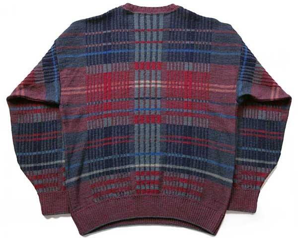 70s USA製 PENDLETONペンドルトン 編み柄 ウールニット セーター XL