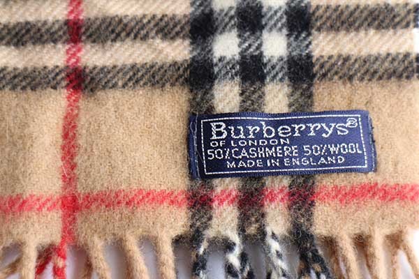 英国製 Burberrysバーバリー ノバチェック タータンチェック ウール