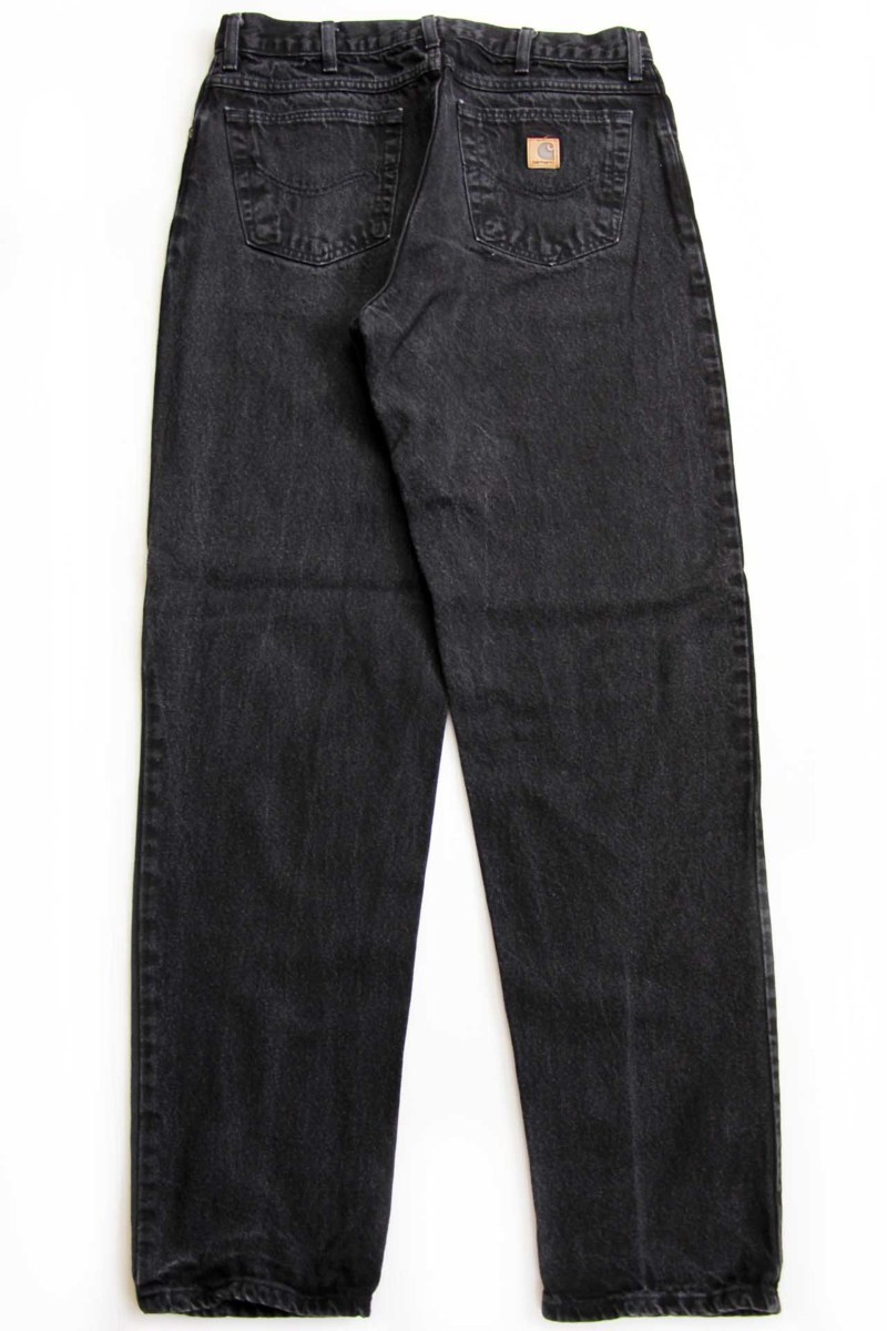 カーハート ロゴ メンズ デニム XL 36 ブルー パンツ USA 90s