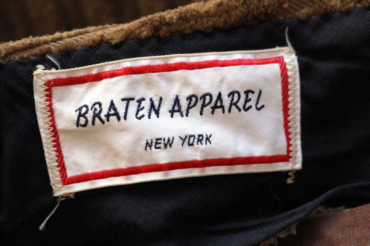 70s BRATEN APPAREL ベルボトム ランダム 極太畝 コーデュロイ 70s BRATEN APPAREL ベルボトム ランダム 極太畝 コーデュロイ