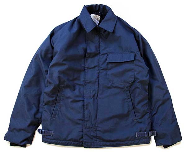 90s US.NAVY ARAMID DECK JACKET ネイビー