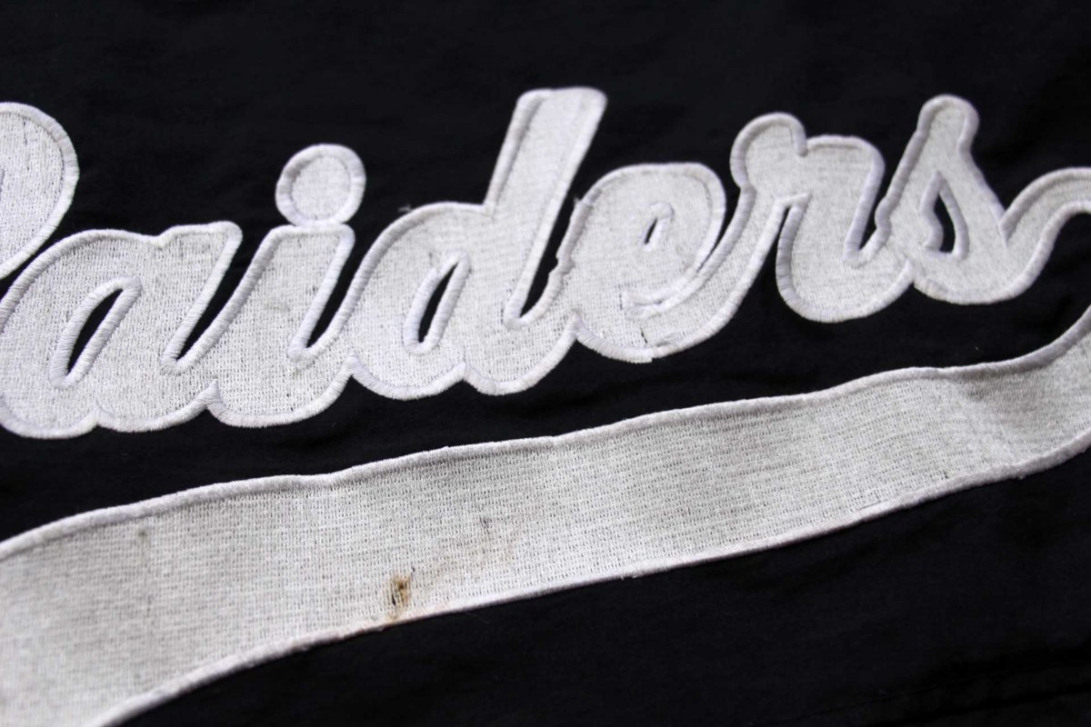 古着 90s STARTER NFL Las Vegas Raiders レイダース ハーフ