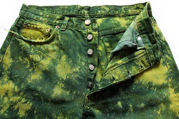 80s Levi'sリーバイス 501 タイダイ染め デニムパンツ w33 - Sixpacjoe