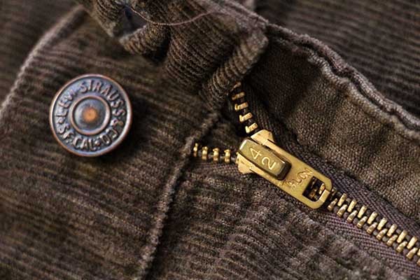 70s USA製 Levi'sリーバイス 646 コーデュロイパンツ 紺 w33 L29