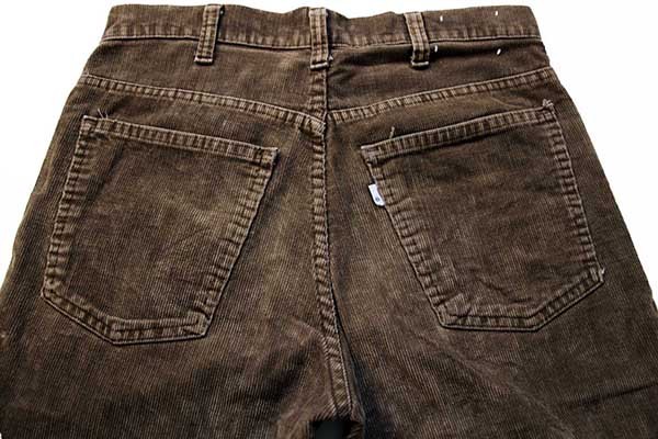 80s Levi'sリーバイス 519 コーデュロイパンツ 茶 w31 L31 - Sixpacjoe