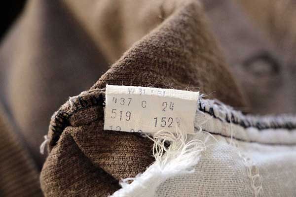 80s Levi'sリーバイス 519 コーデュロイパンツ 茶 w31 L31