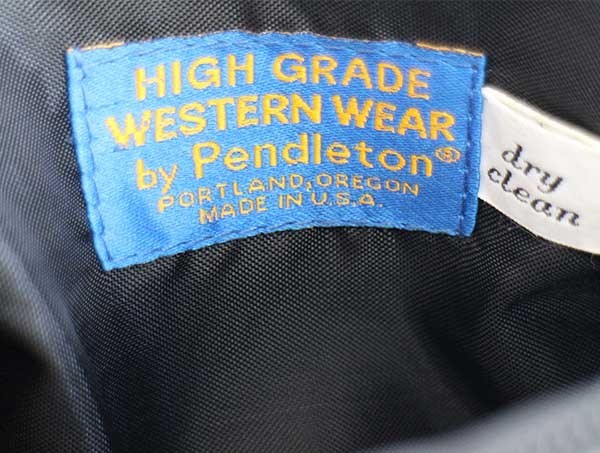 MENs M  ペンドルトン 1980s High Grade Western Wear ネイティヴ ウール ブランケット ハーフ コート ジャケット カーディガン ビンテージ 入手困難 PENDLETON ブラウン系