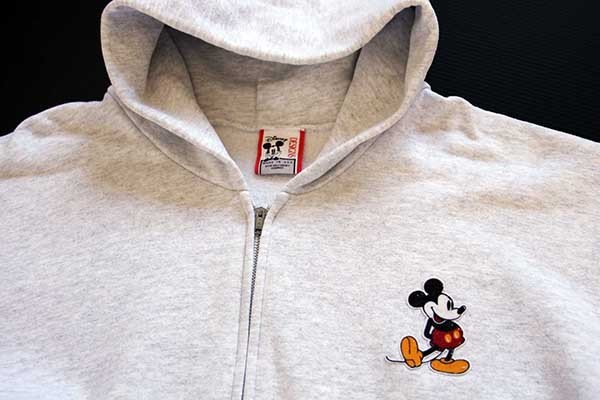 ディズニー Disney ジップパーカー ミッキー made in USA