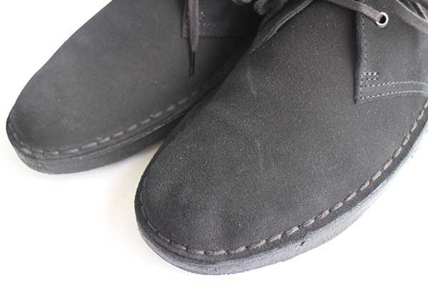 Clarksクラークス スエードレザー デザートブーツ 黒 9 M - Sixpacjoe