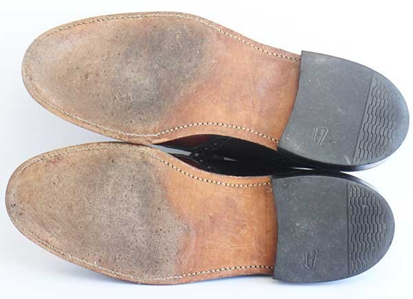 80s Mason Shoes サドルシューズ バーガンディ×ブラック 9.5E