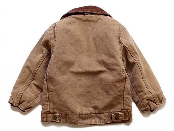 Carhartt 80s～90s デトロイトジャケット キルティングライナー 茶