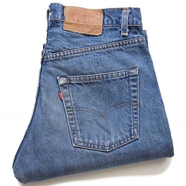 80s USA製 Levi'sリーバイス 505 黒カン デニムパンツ w32 L33