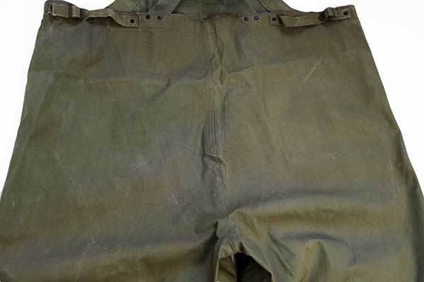 40s 米軍 U.S.NAVY N-2 デッキ レインパンツ オリーブドラブ M