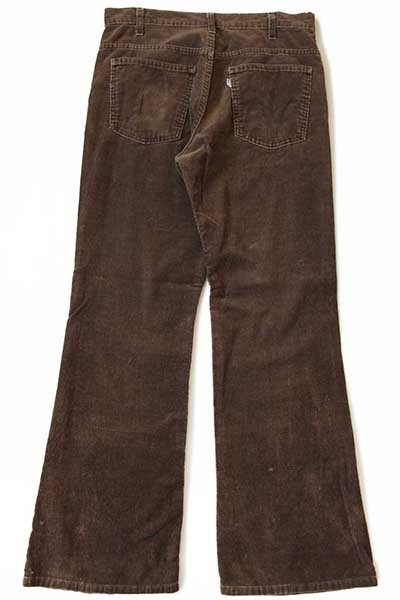 70s Levi'sリーバイス 646 コーデュロイパンツ 焦げ茶 w33 L31 