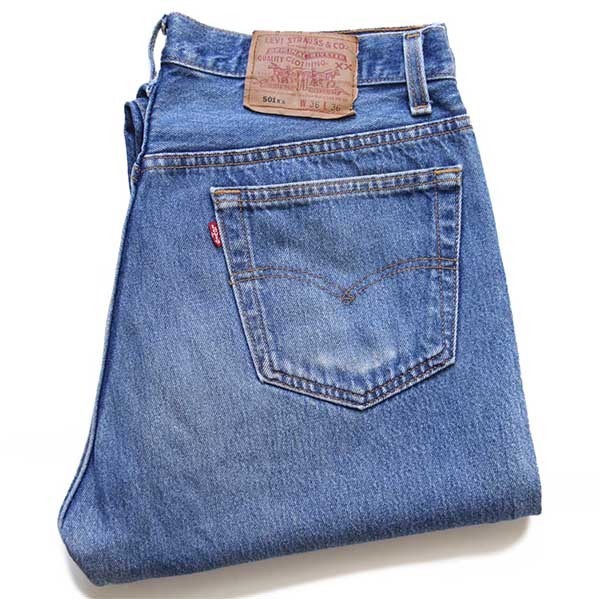 2022高い素材 W36 USA製 デニムパンツ 501 【Levi's】リーバイス 90s 