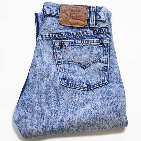 80s USA製 Levi’sリーバイス 501 ケミカルウォッシュ デニムパンツ w30 L34 | 古着アンテナ