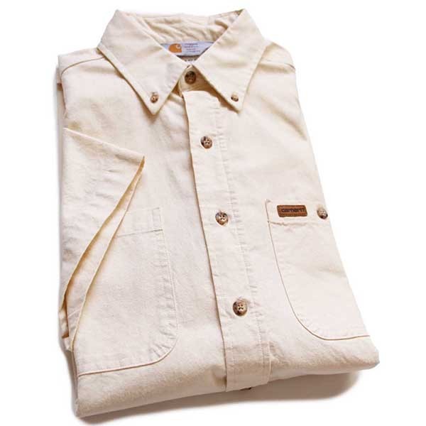 ビッグサイズ カーハート Carhartt RELAXED FIT 半袖 ボタンダウン ワークシャツ メンズXXXL /eaa322956