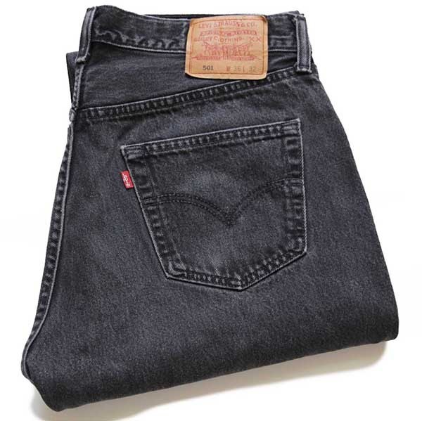 リーバイス Levi's リーバイス501 FOR WOMEN ブラックジーンズ ストレートデニムパンツ USA製 レディースXL(w31) /eaa306508