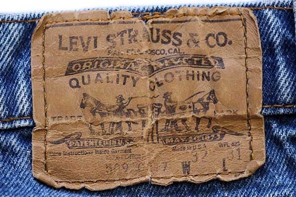 80s USA製 Levi'sリーバイス 509 ダメージ デニムパンツ w32 L31