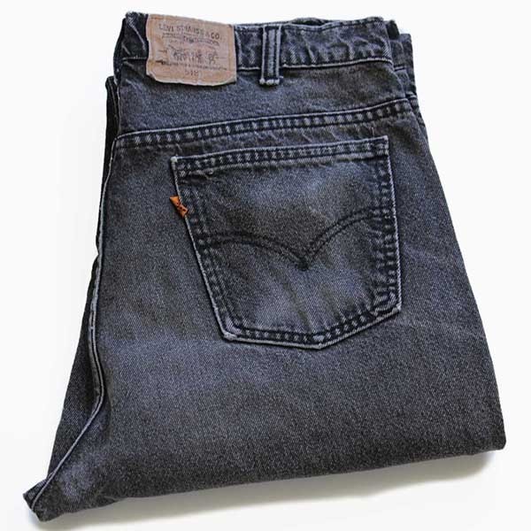 80s カナダ製 Levi'sリーバイス 619 ブラック デニムパンツ w36 L32