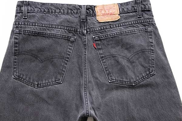 80s USA製 Levi'sリーバイス 505 ブラック デニムパンツ w38☆05 