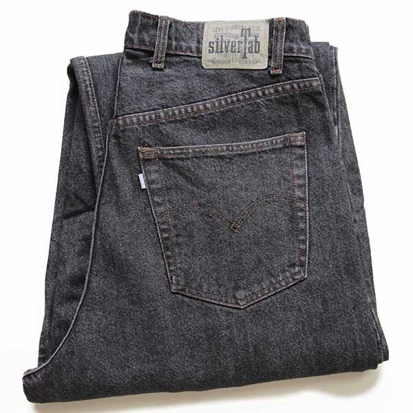 90s Levi'sリーバイス silverTabシルバータブ BAGGY ワンタック ...