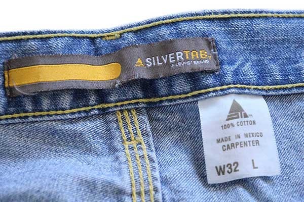 00s メキシコ製 Levi'sリーバイス SILVERTABシルバータブ CARPENTER