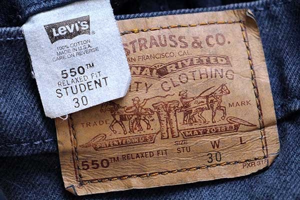 USA製 Levi'sリーバイス 550 カラーデニム ショートパンツ 後染め 紺 w30☆53 ショーツ - Web Shop