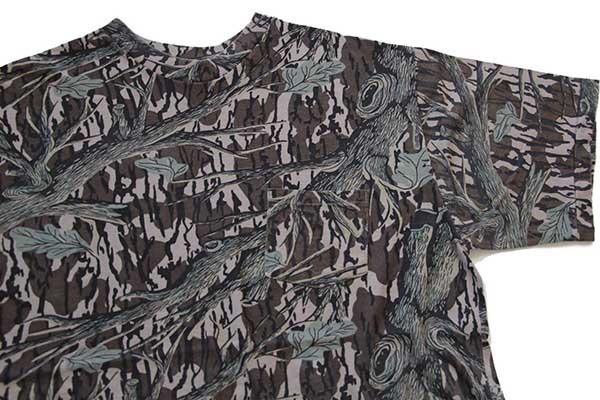 90s USA製 MOSSY OAK リアルツリーカモ コットン ポケットTシャツ XL