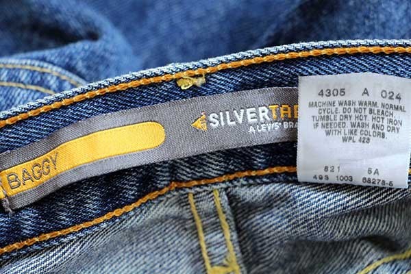 00s メキシコ製 Levi'sリーバイス SILVERTABシルバータブ BAGGY デニム 