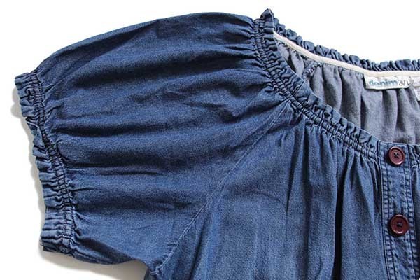 Denim24 7 カギ編み 装飾 パフスリーブ 半袖 デニム チュニック ワンピース 24w Sixpacjoe Web Shop Denim24 7 カギ編み 装飾 パフスリーブ 半袖 デニム チュニック ワンピース 24w Sixpacjoe Web Shop