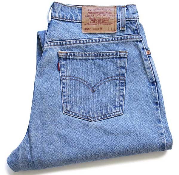 90s メキシコ製 Levi'sリーバイス 550 デニムパンツ 16 REG.S☆39 