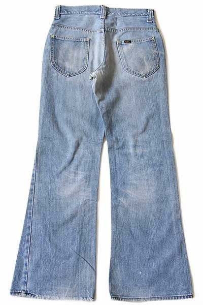 70s USA製 Leeリー Set フレア デニムパンツ w30 - Sixpacjoe