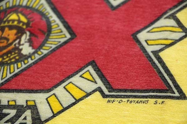 80s USA製 DOS EQUIS CERVEZA 染み込みプリント コットンTシャツ