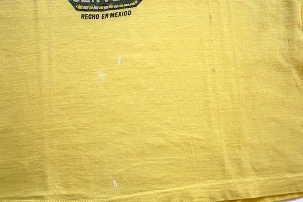 80s USA製 DOS EQUIS CERVEZA 染み込みプリント コットンTシャツ