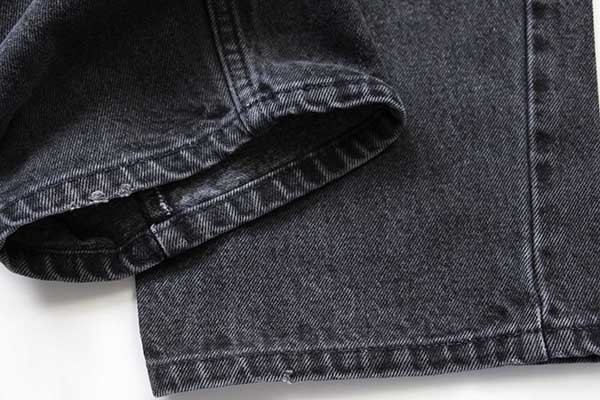 90s USA製 Levi'sリーバイス 550 ブラック デニムパンツ w34 L30