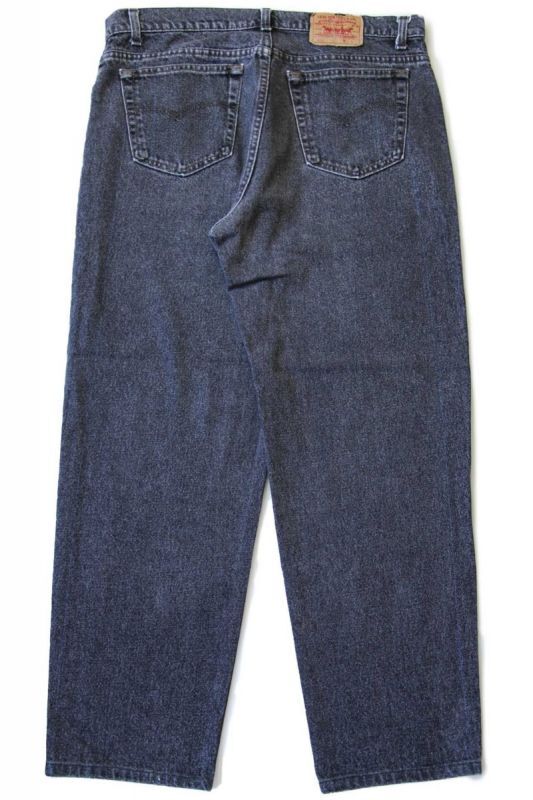 DOCKERS ブラックデニム トラウザー 先染め W30 L30 levi´s-