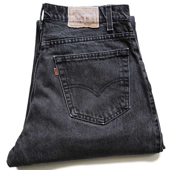 90s Levi's505 ブラック アメリカ製 W34裾幅20cm