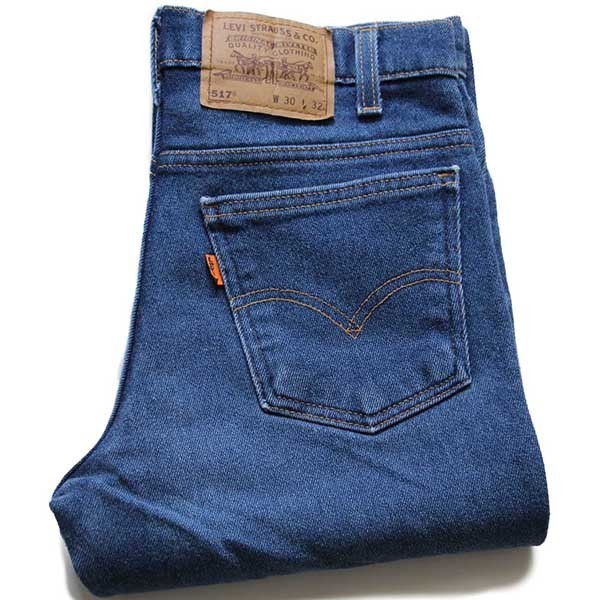 90s USA製 Levi'sリーバイス 517 ストレッチ デニムパンツ w30★21